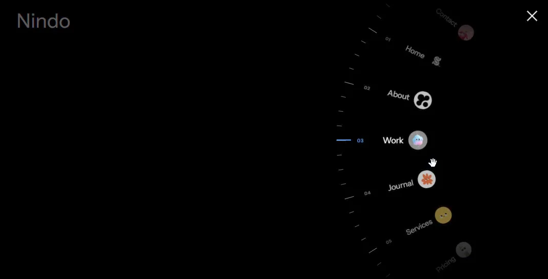 Wheel scale nav