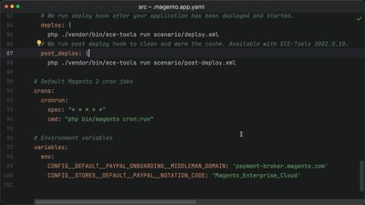 Understand YAML configuration files in Adobe Commerce Cloud