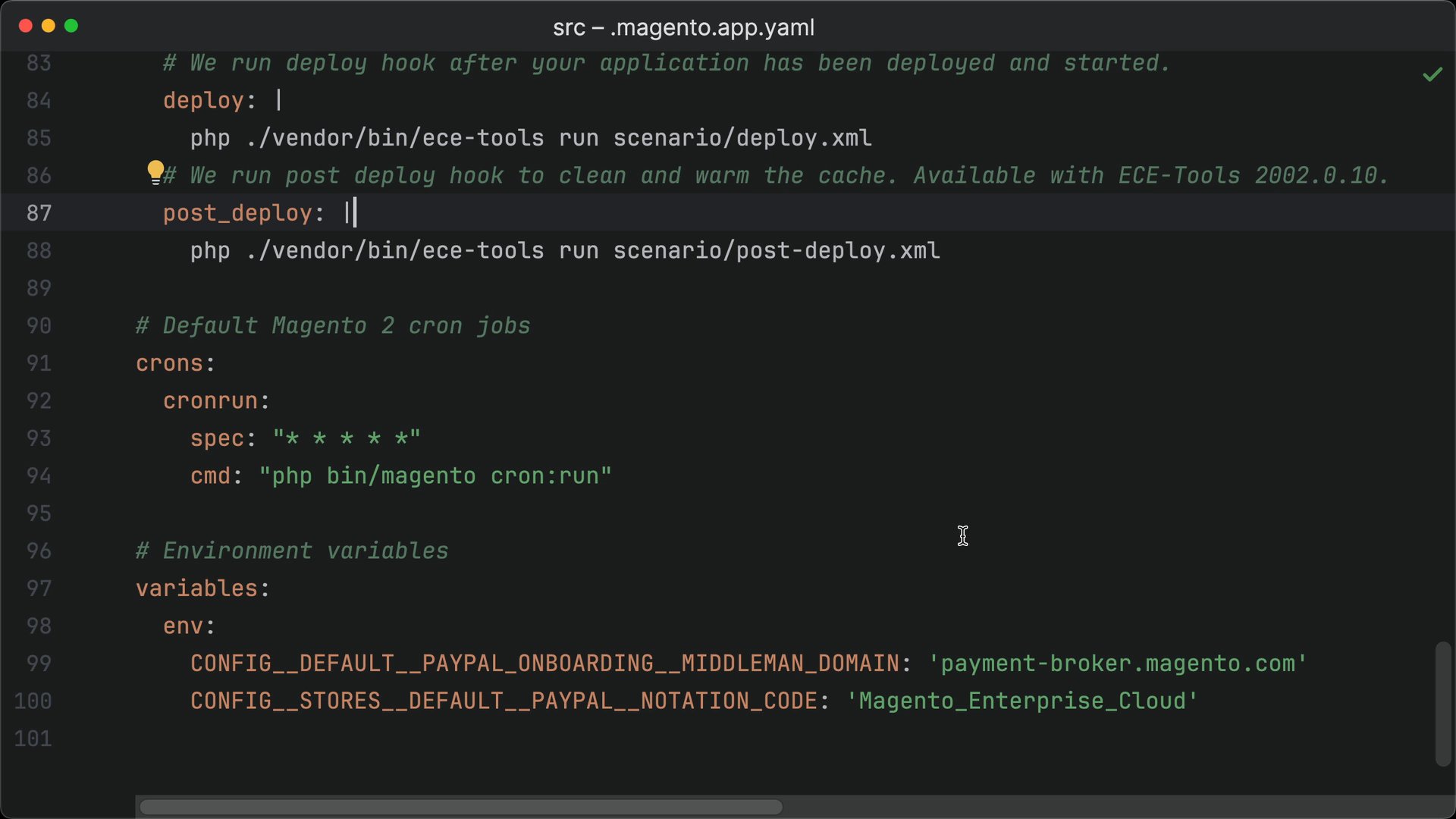 Understand YAML configuration files in Adobe Commerce Cloud
