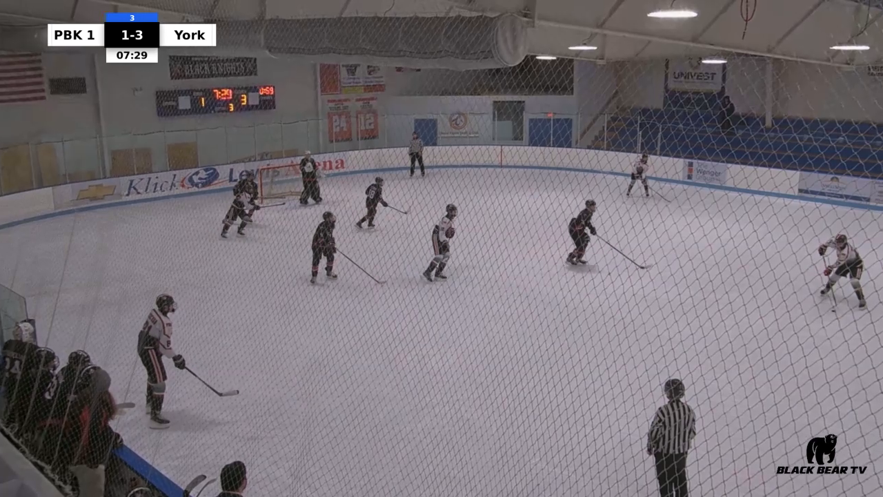 Cameron Kocuba's Power Play Goal - Palmyra Black Knights 15U AA Highlights