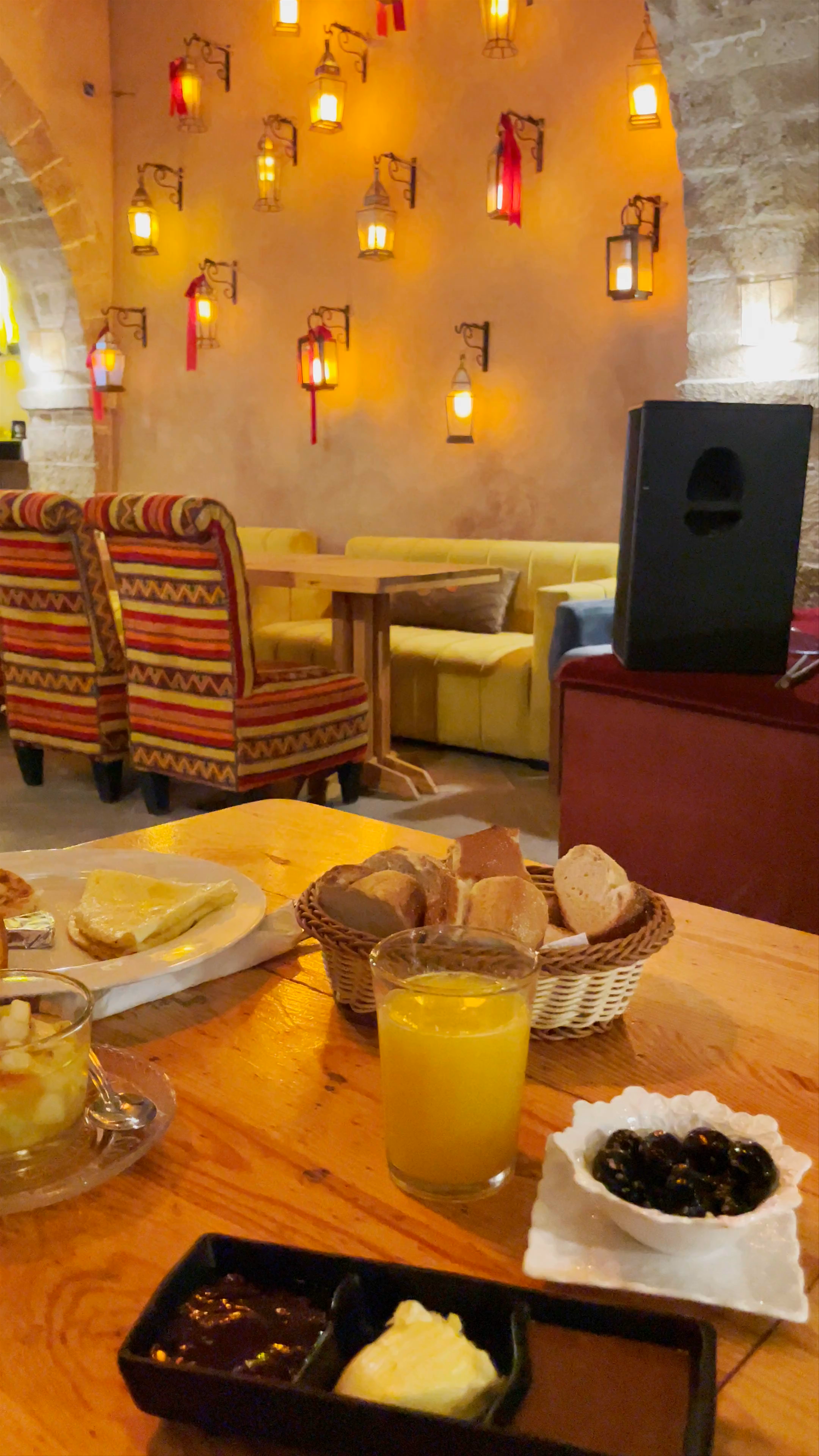 Cozy Moroccan Breakfast at Hôtel Mechouar Plaza in Essaouira