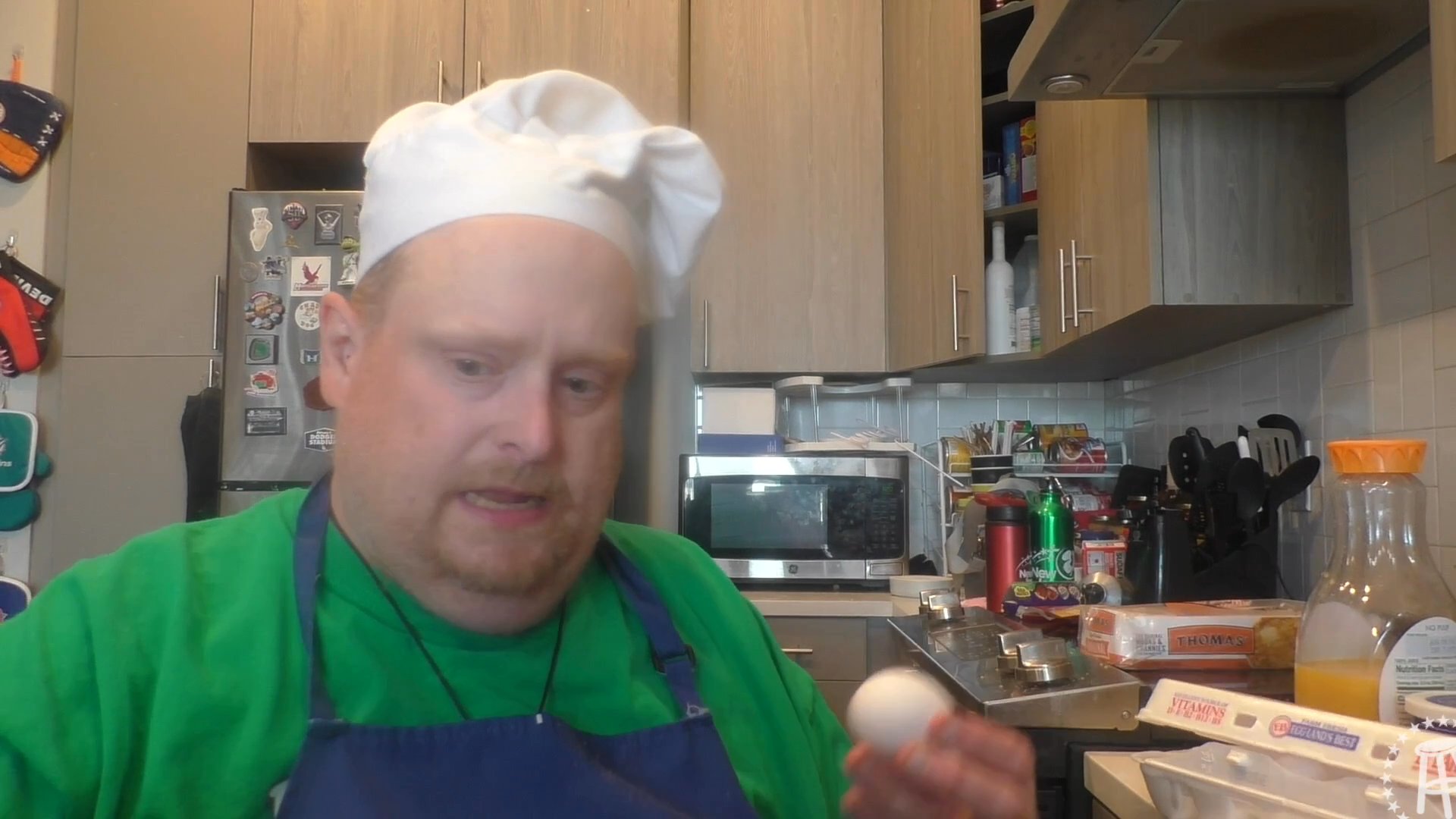 Tank Cooks Barnyard Breakfast Sandwich