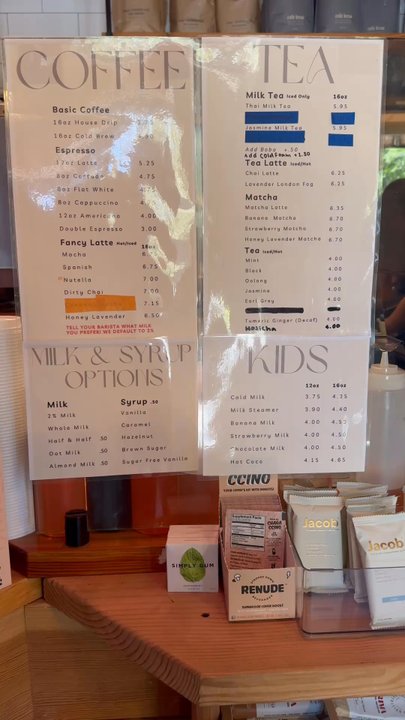 Alpaca Coffee & Tea - Menu May 2026 - Coffee & Tea Near Me - Idyllwild, California
