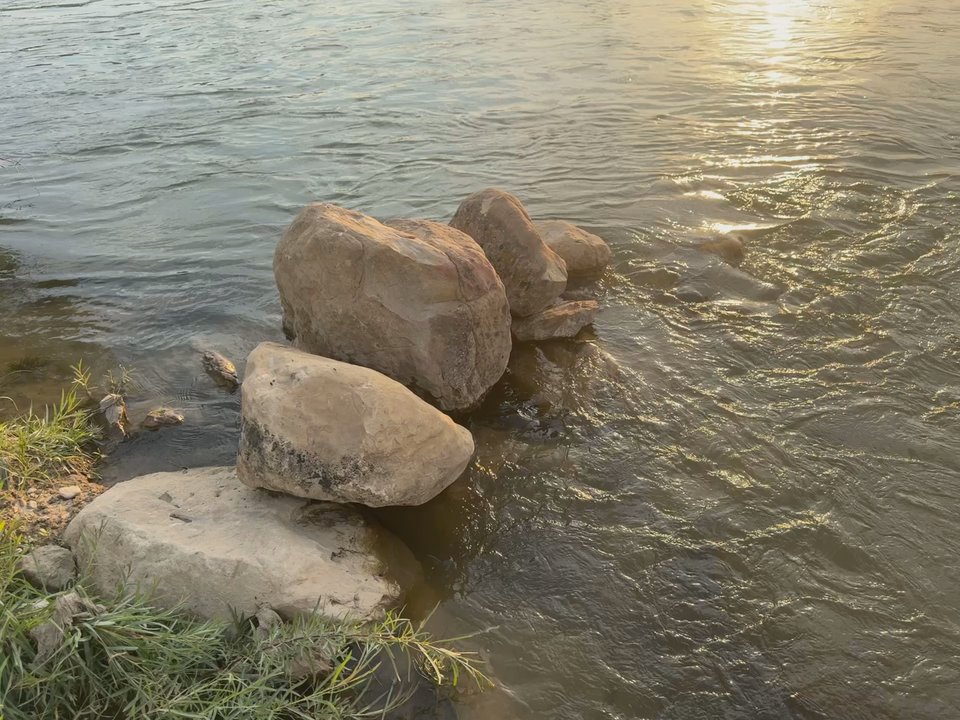 Red Butte Ranch Private Lodging - This is the North Platte River that is barely 50 yards from your head when sleeping at the Red Butte Ranch. - Bed & Breakfast Near Me - Casper, Wyoming