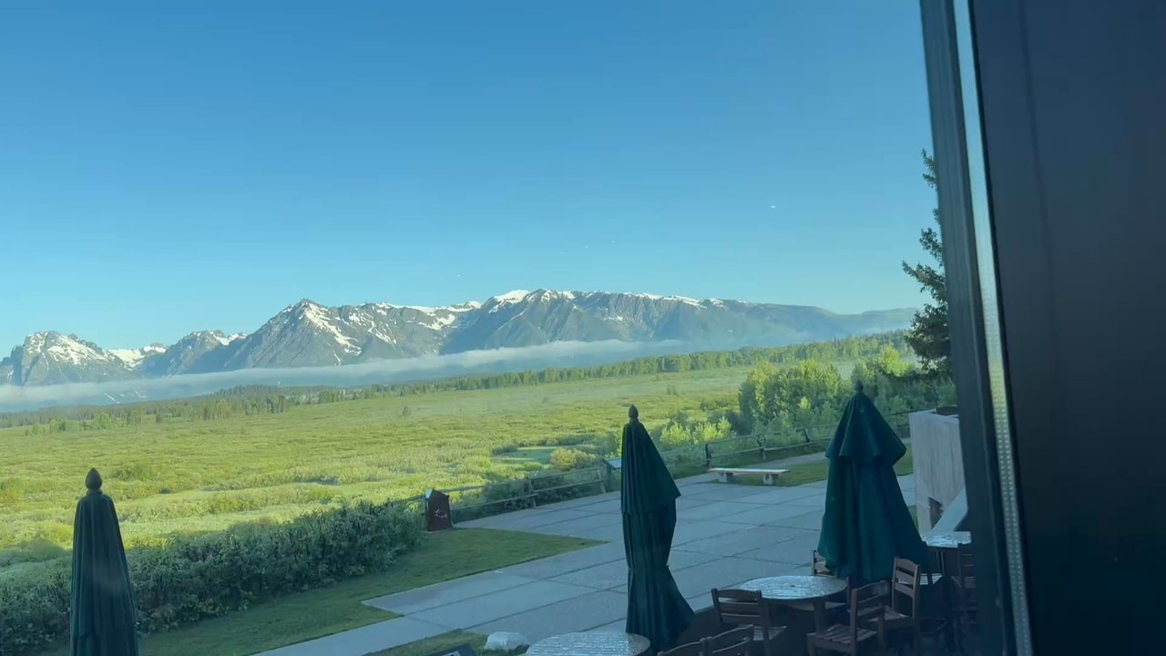 Mural Room - My view - American Near Me - Moran, Wyoming
