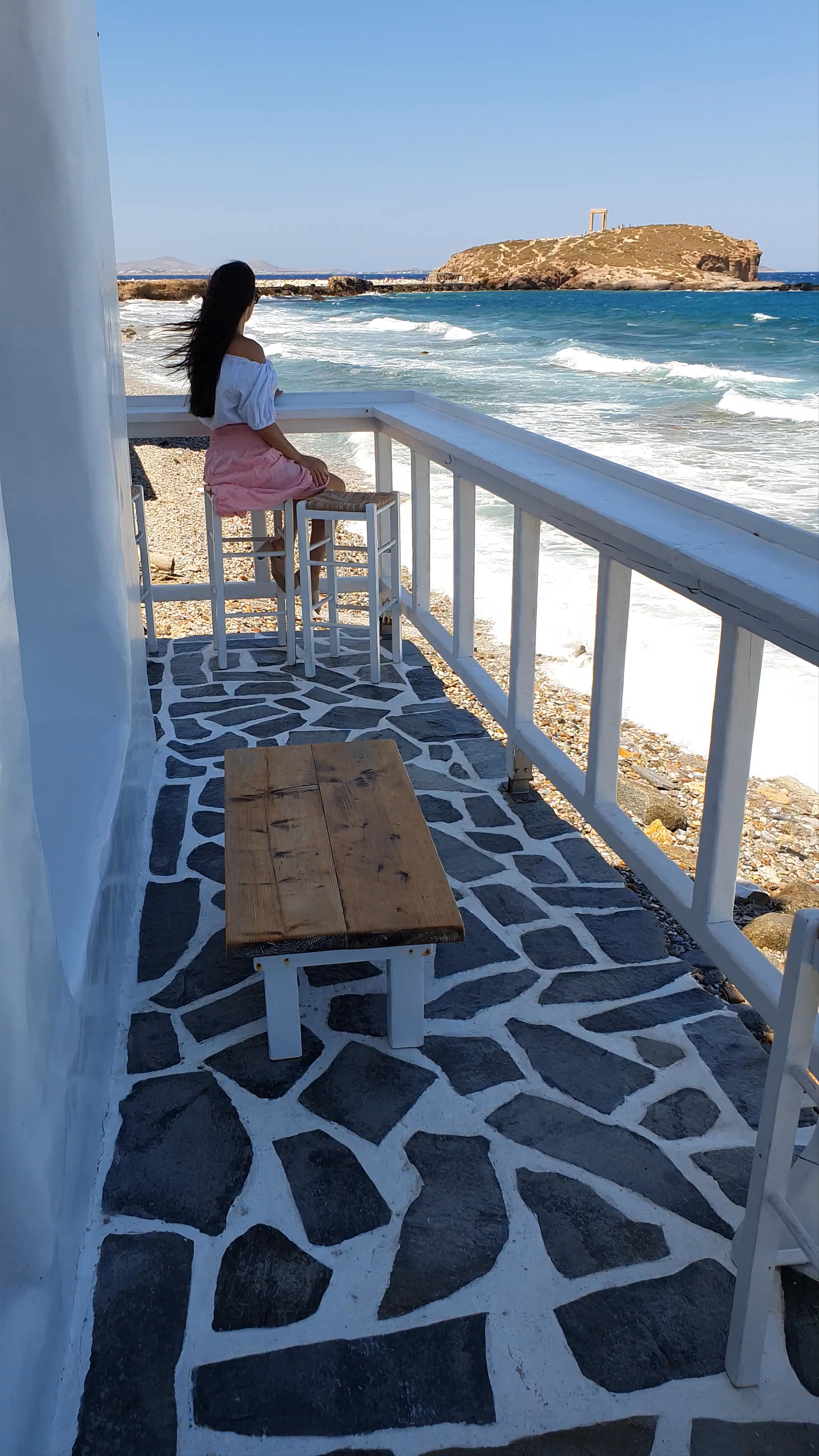 Seaside Serenity at Grotta Naxos on Naxos Island, Greece