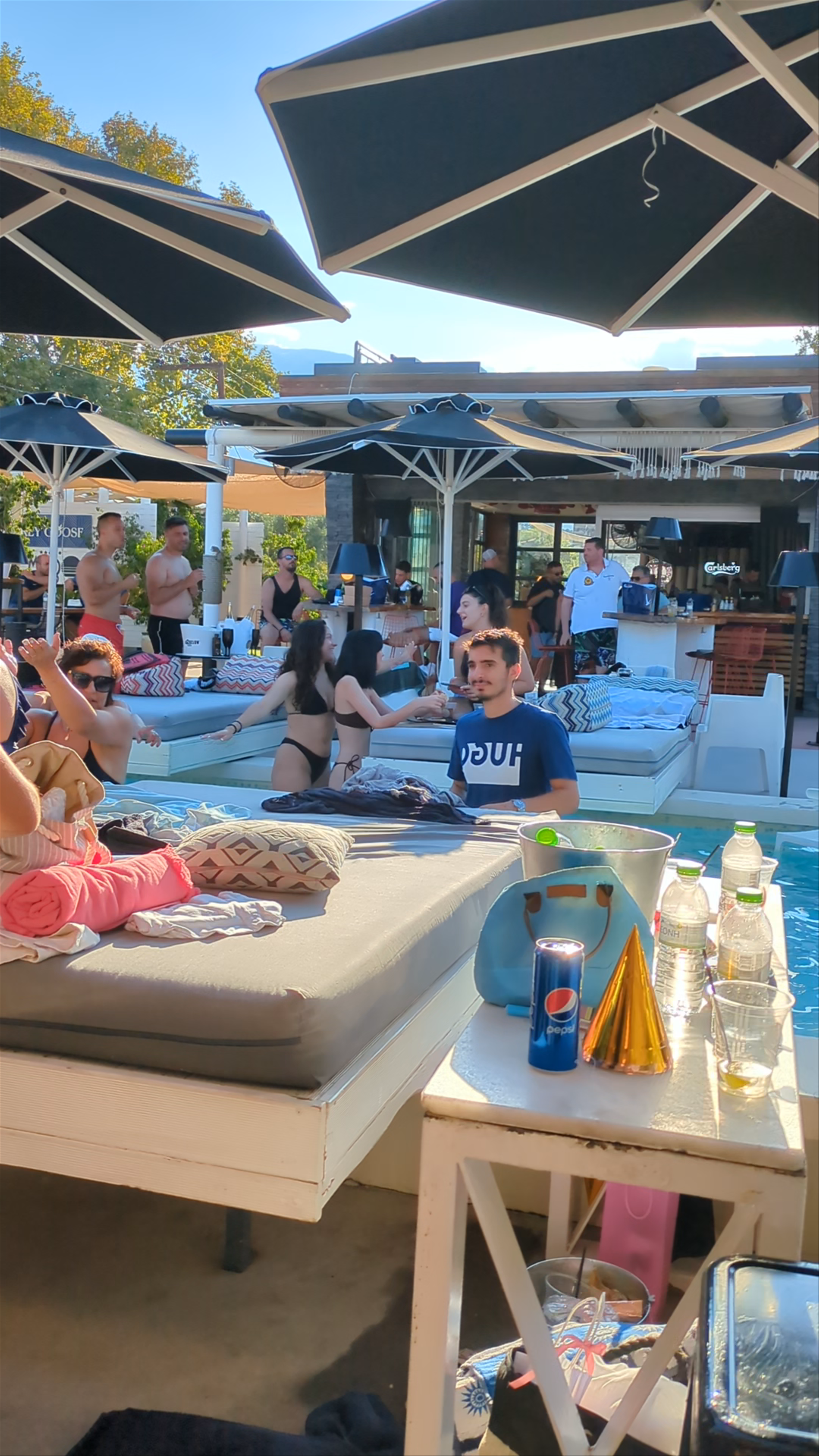Le Moon Luxury Sea Side Beach Bar Restaurant in Litochoro, Greece