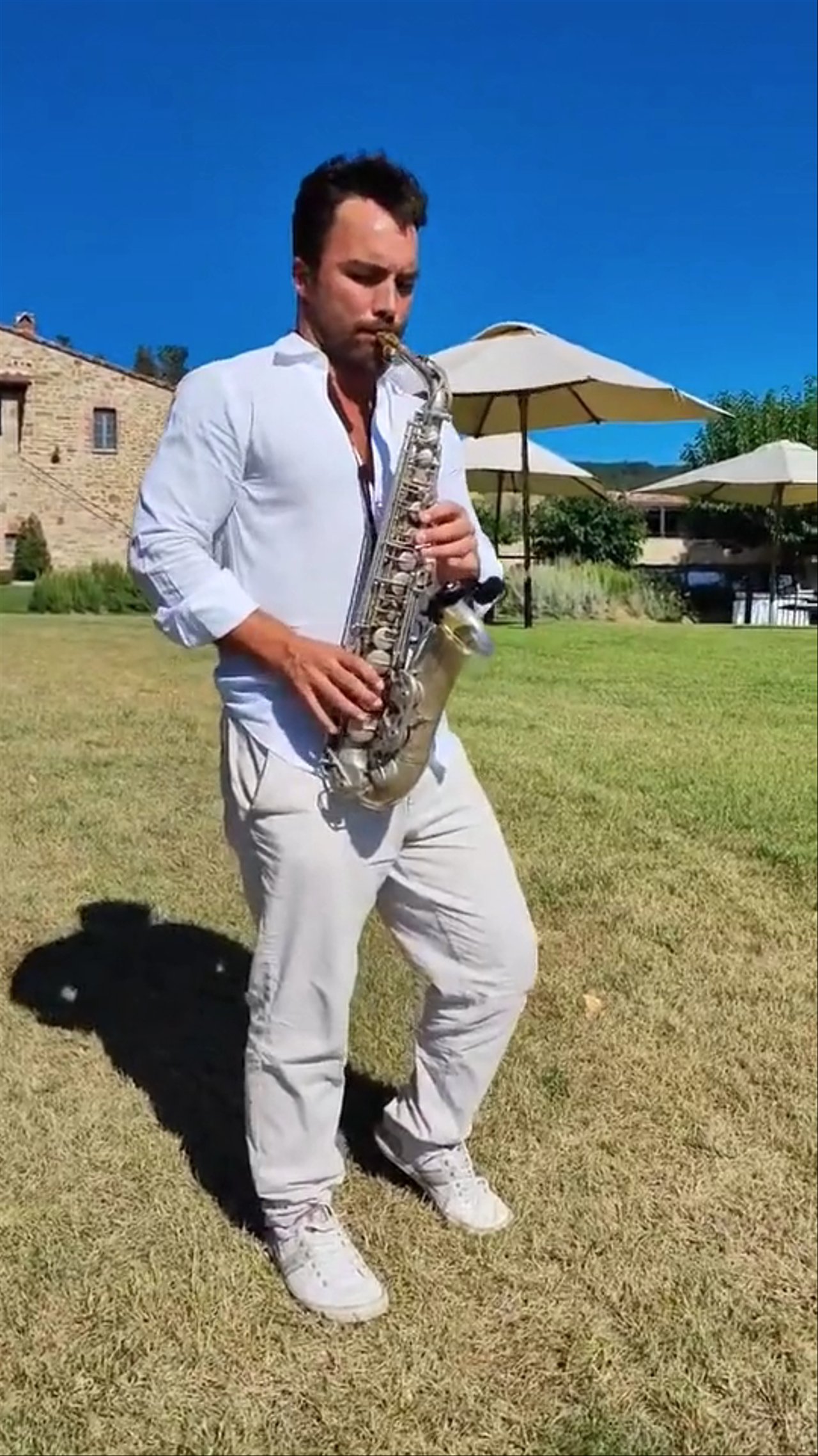 The Milan Saxophonist - Sound Check @ BORGHI DELL'EREMO - video