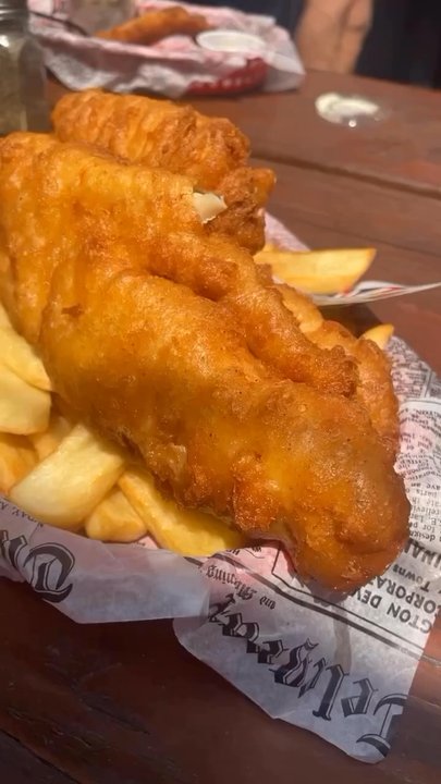 GB Fish & Chips - 2 piece Haddock with fries (Full meal) - British Near Me - Denver, Colorado