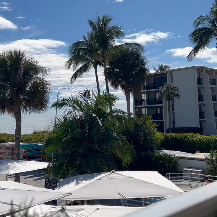 Sea Breeze Cafe - From our table on the patio - Cafes Near Me - Sanibel, Florida