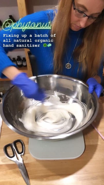The PhytoNutrient House - Making fresh organic hand sanitizer!! This stuff actually keeps working after you put it on your hands so it protects you all day!! - Vitamins & Supplements Near Me - Glendale, Arizona