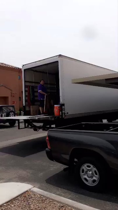 Creative Moving & Packing - Marcos loading the truck with my furniture #SoProfessional - Movers Near Me - Phoenix, Arizona
