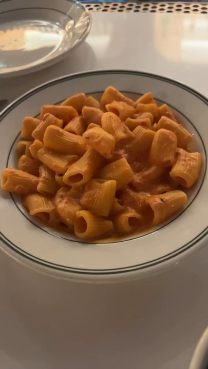 Parm Copley Place - RIGATONI CARBONE, ARUGULA SALAD, GARLIC BREAD - Italian Near Me - Boston, Massachusetts