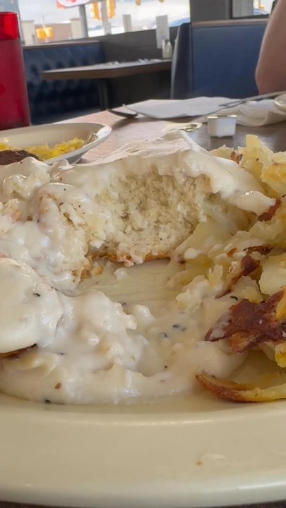 Apple Ridge Cafe - Steaming soft and wonderful biscuit! - American Near Me - Wheat Ridge, Colorado
