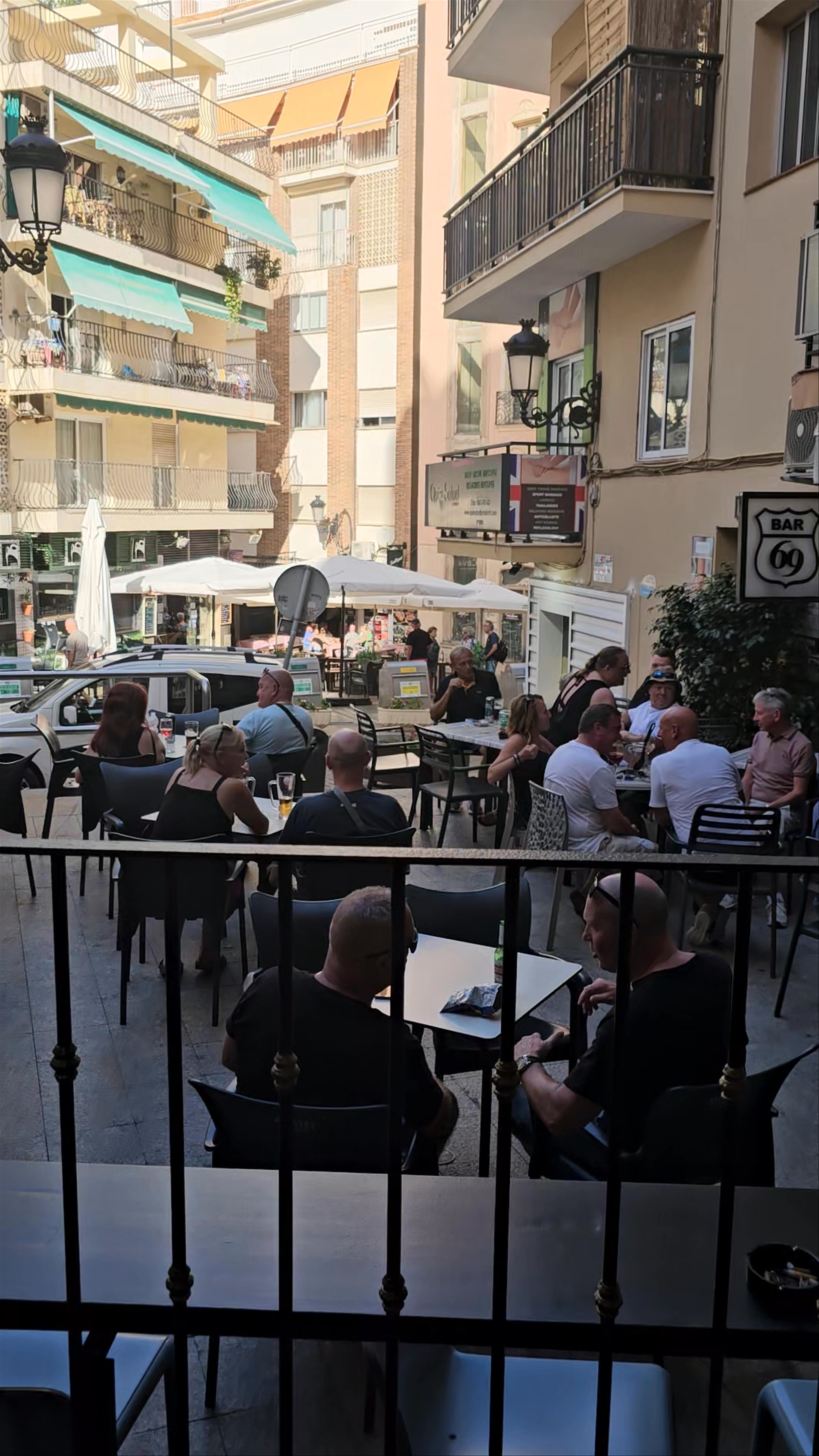 Charming Street Cafes and Social Scenes at Hotel Queens Benidorm