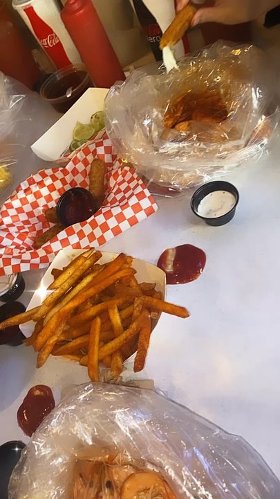 The Crab Bucket - Sauce on the side = no mess ! - Cajun/Creole Near Me - Salinas, California