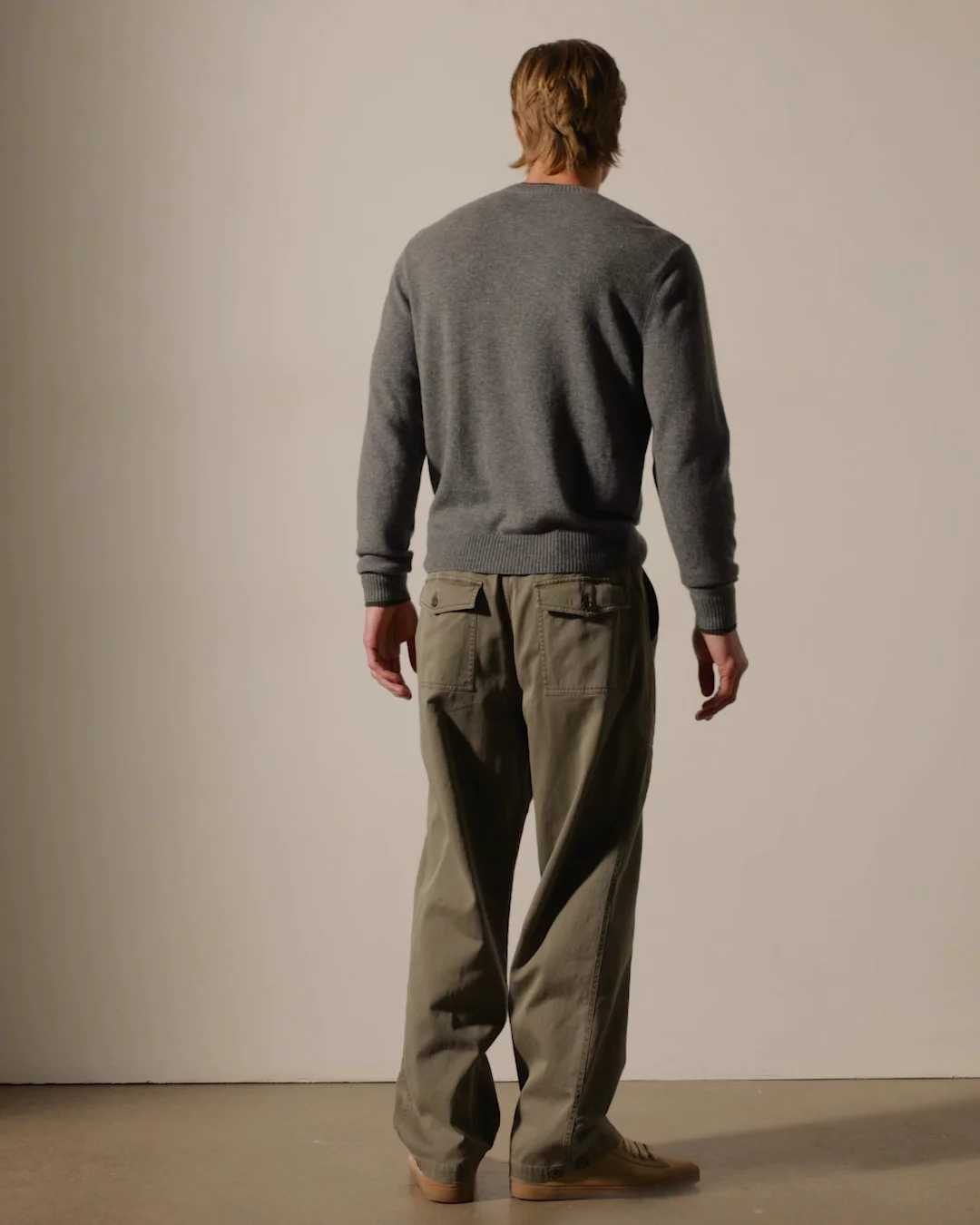 Slub Cotton Utility Flight Pant - Birch Pigment | James Perse Los