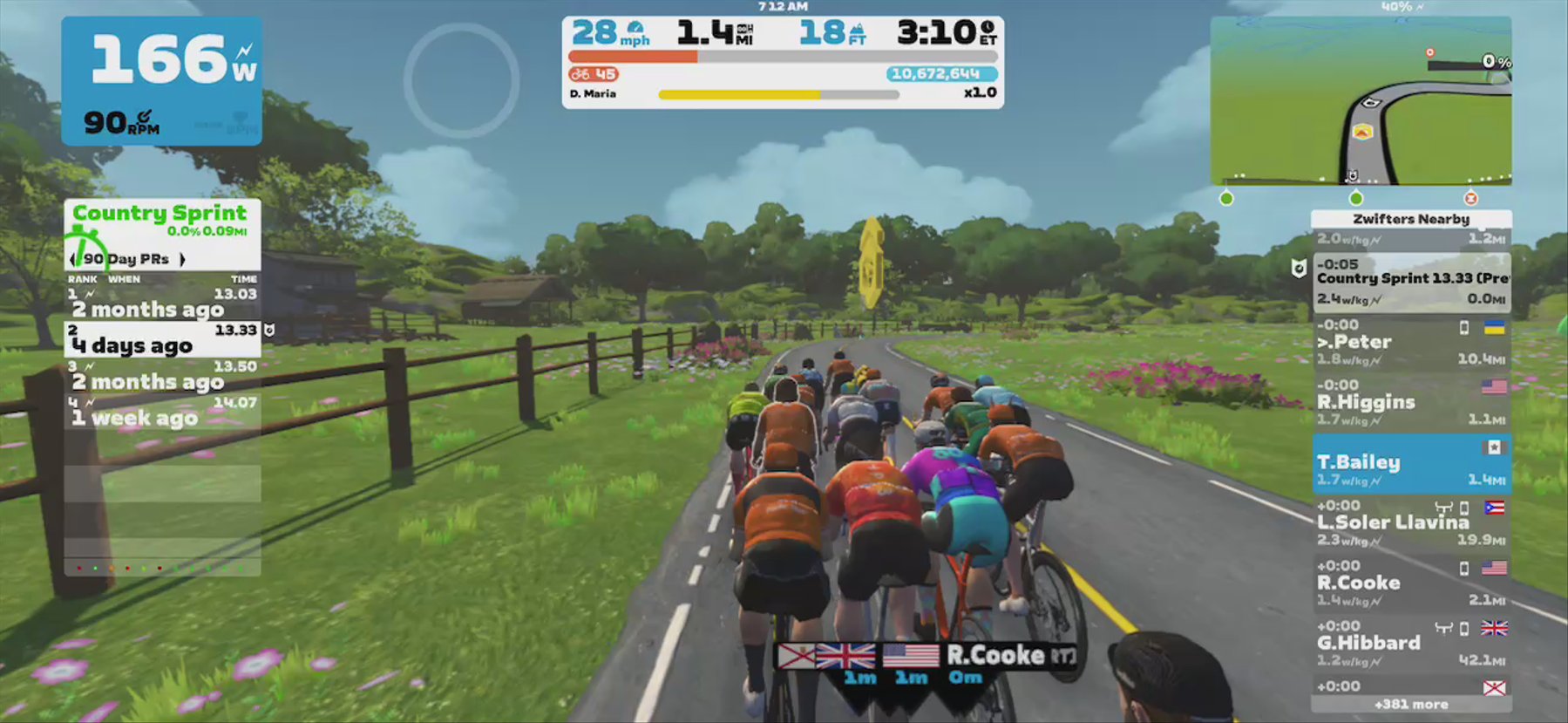 Zwift - Pacer Group Ride: Wandering Flats in Makuri Islands with Maria