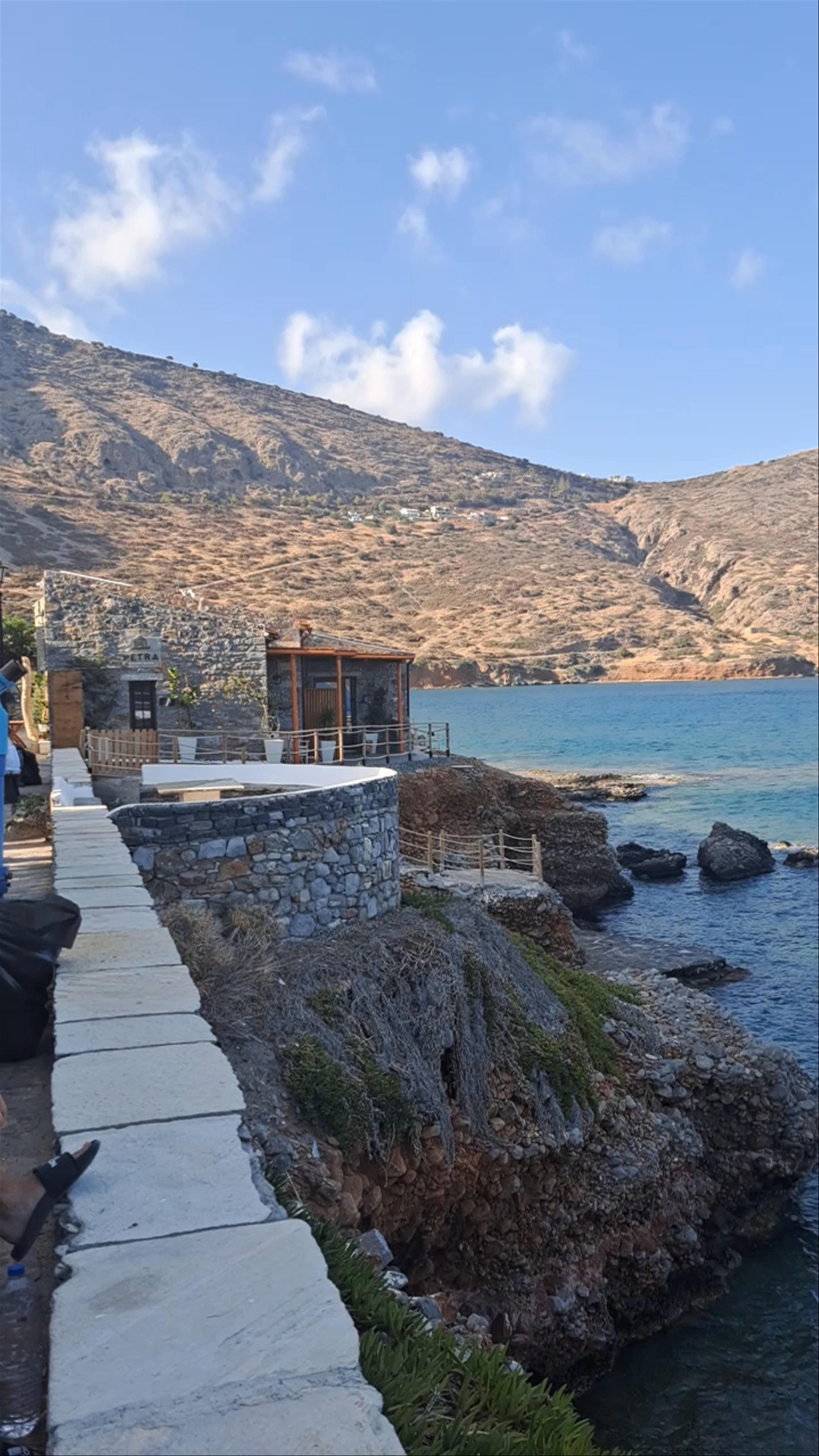Breathtaking Coastal Views at Spinalonga Island, Plaka, Greece