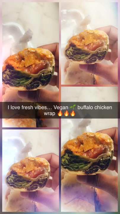 Fresh Vibes - Buffalo chicken wrap - Coffee & Tea Near Me - Rock Hill, South Carolina