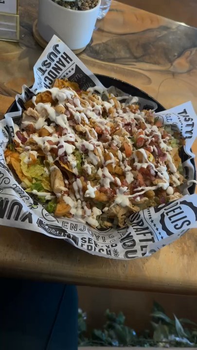 Pressed Cafe - Chicken and shrimp nachos - Coffee & Tea Near Me - Suffolk, Virginia
