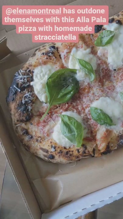 Elena - Incredible slab pizza, fresh mozarella on each slice!! - Italian Near Me - Montreal, Quebec