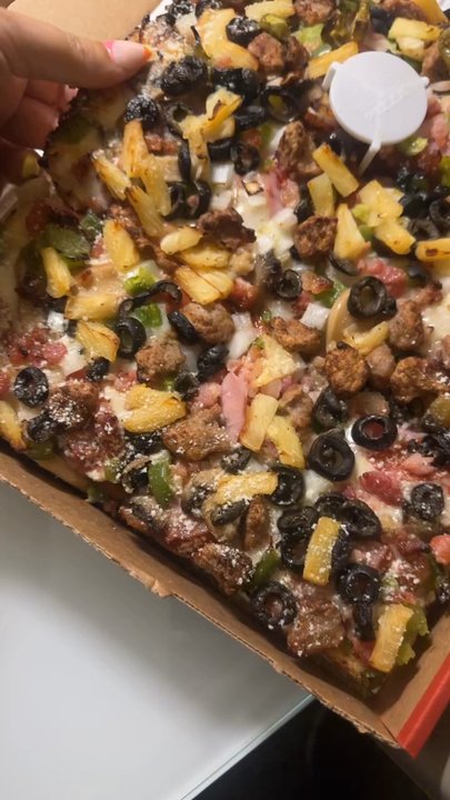 Jet's Pizza - Detroit-style pizza. For this Californian, this pizza hit the spot! Delicious! - Pizza Near Me - Bloomfield Hills, Michigan