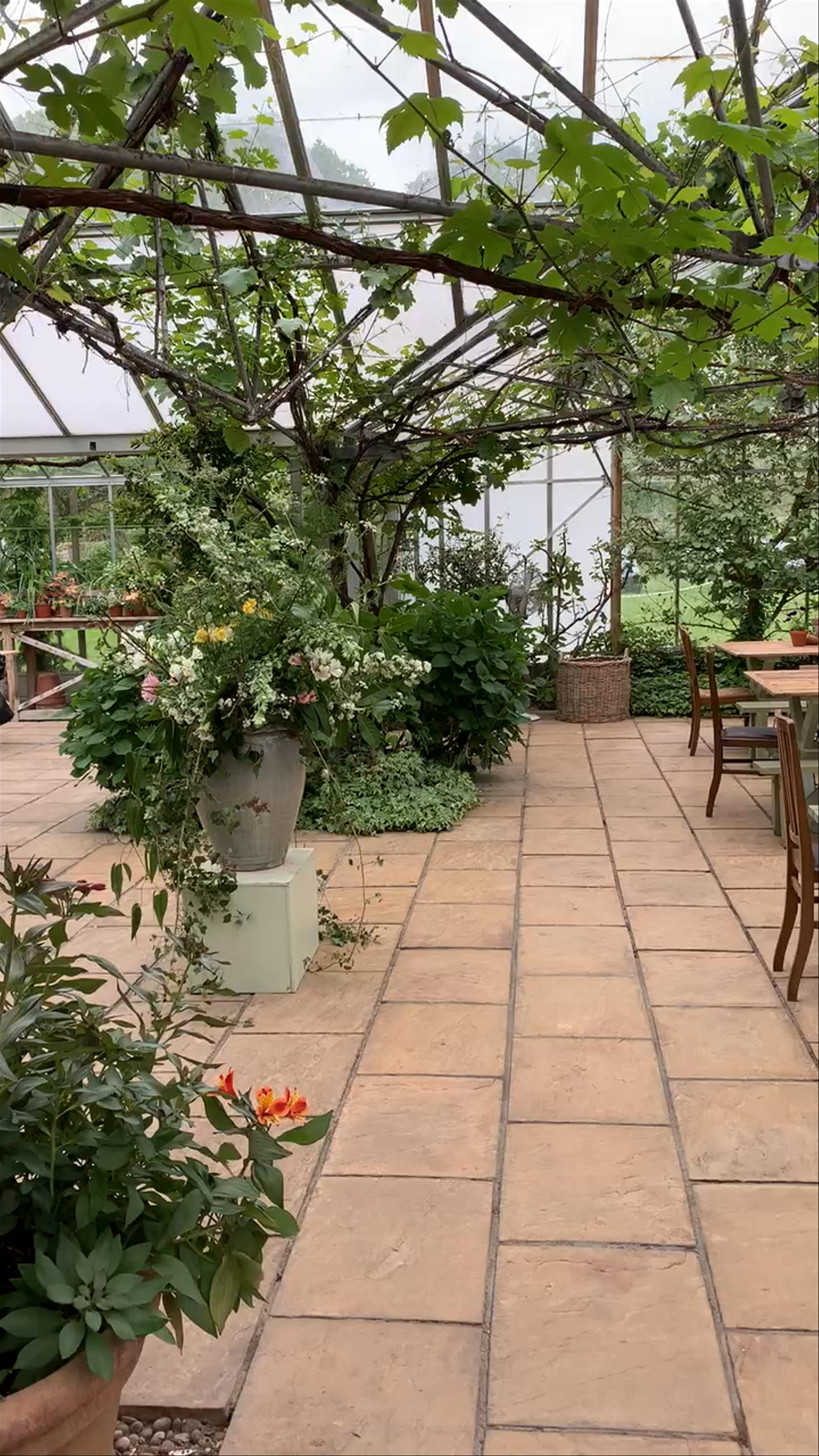Serene Garden Café at West Green House, Hook