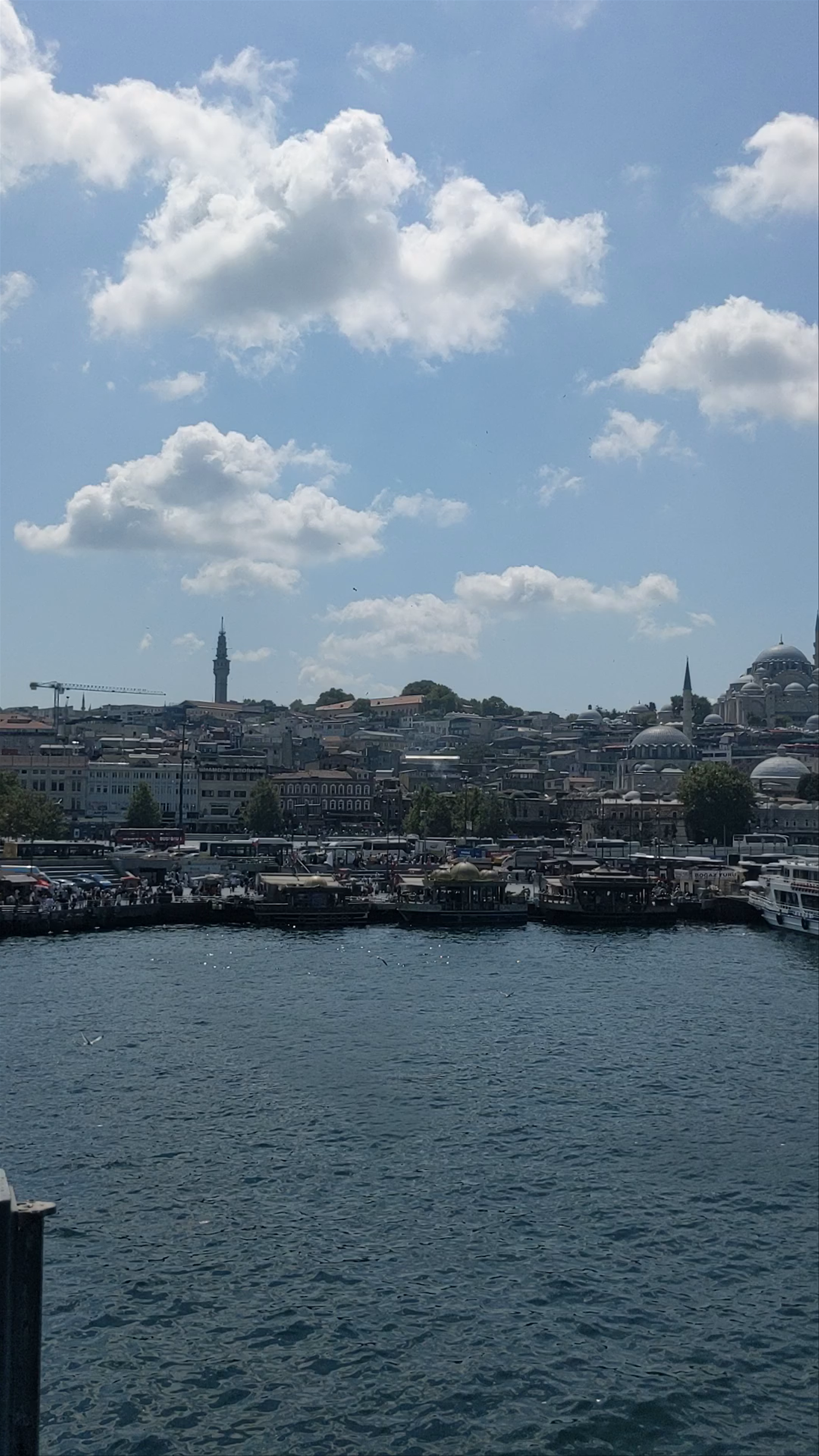 A Serene Day at Galata Bridge, Istanbul