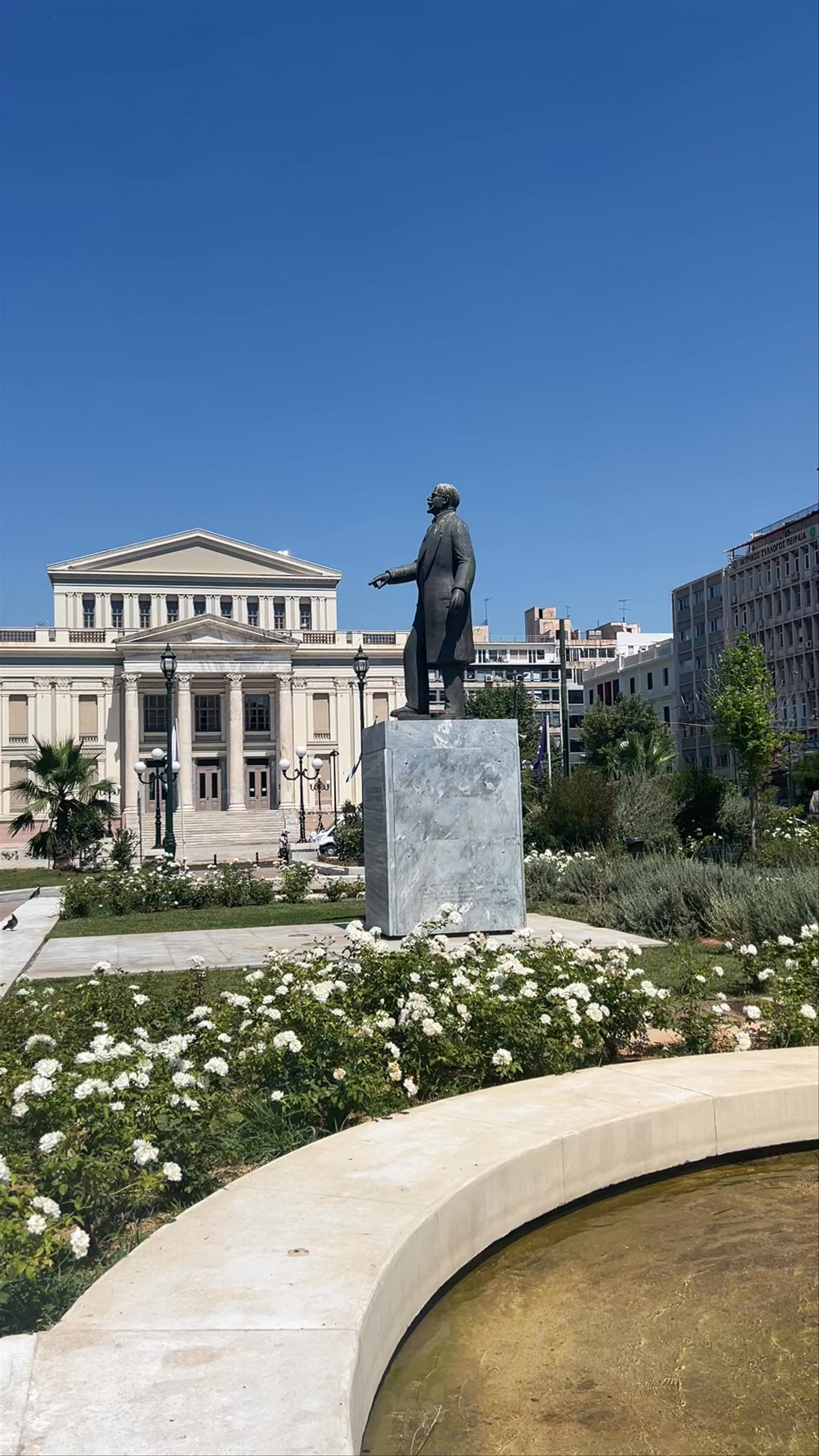 Korai Square: A Tranquil Urban Oasis in Piraeus, Greece