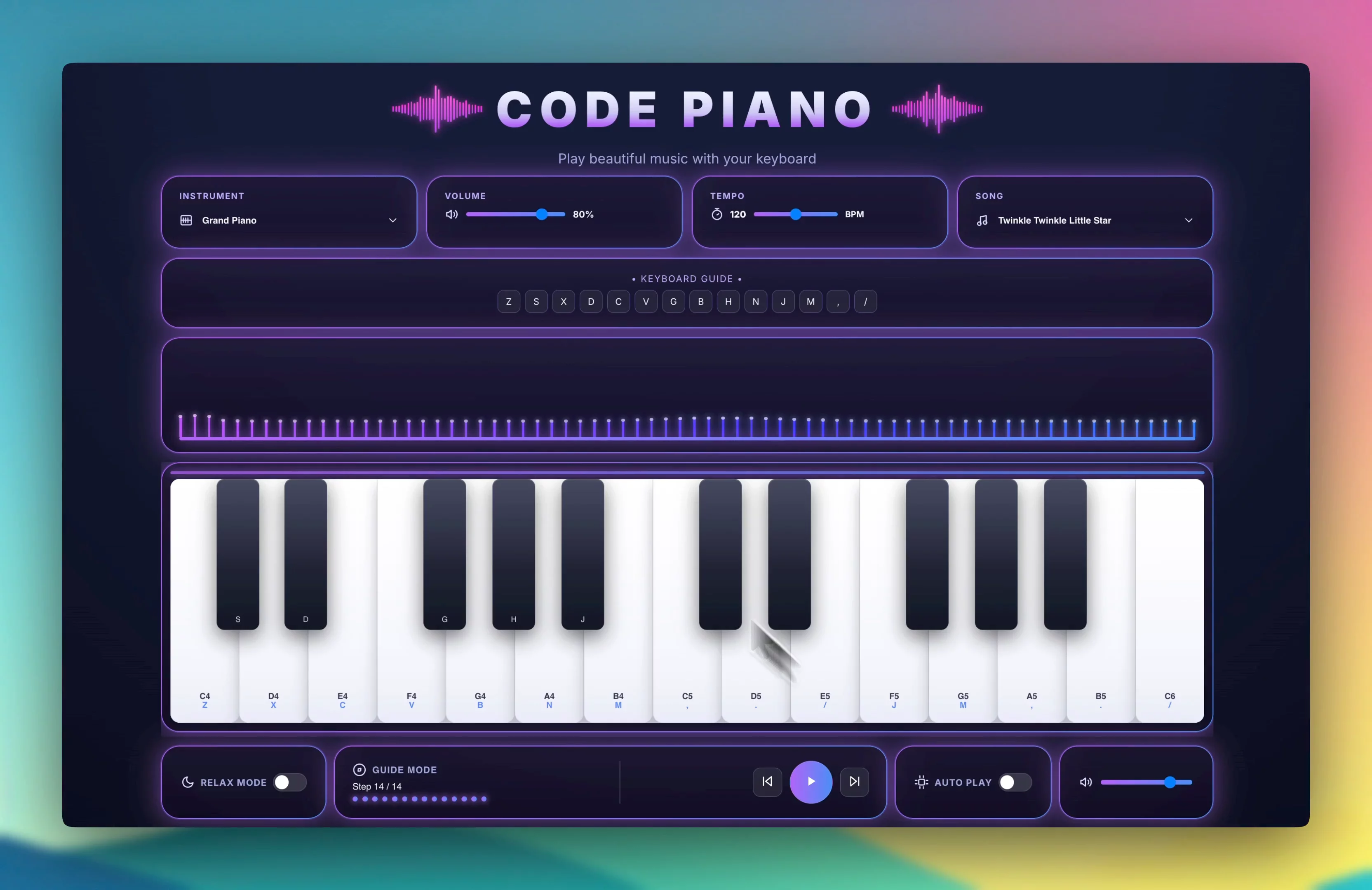 Code Piano