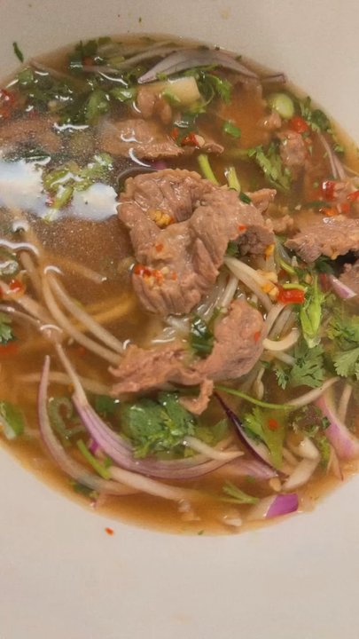 Thai Lucky - Pho with beef medium heat - Thai Near Me - San Antonio, Texas