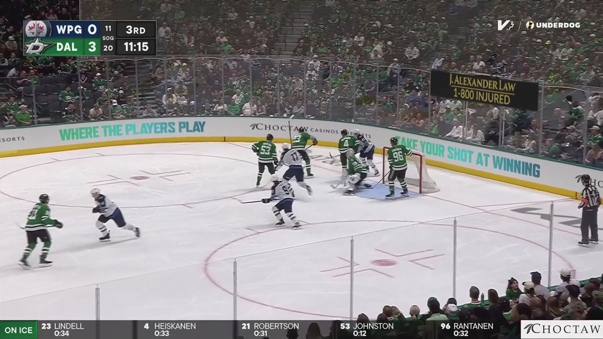 Jake Oettinger Shuts Out Jets for 15th Career Shutout · Apr. 2, 2026