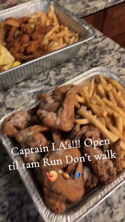 Captain La Fish Chicken And More - Christmas Dinner Specials OPEN TIL 1am - Seafood Near Me - Arlington, Texas