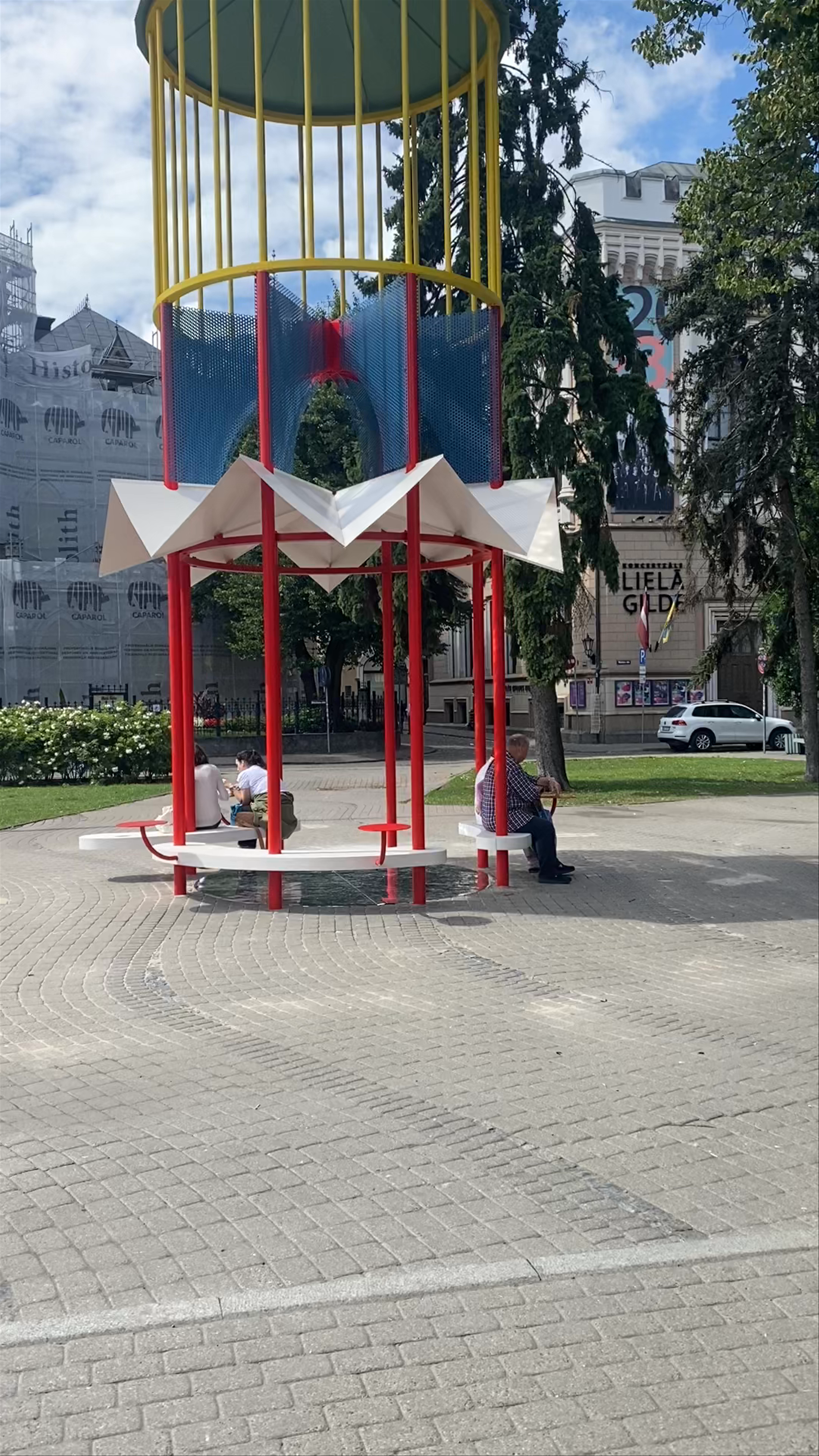 Livu Square: Vibrant Urban Green Space in Central Riga