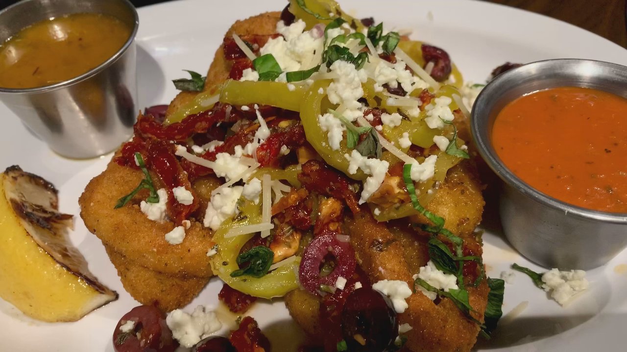 Odeh’s Mediterranean Kitchen - Appetizers - Calamari and bruschetta - Mediterranean Near Me - High Point, North Carolina