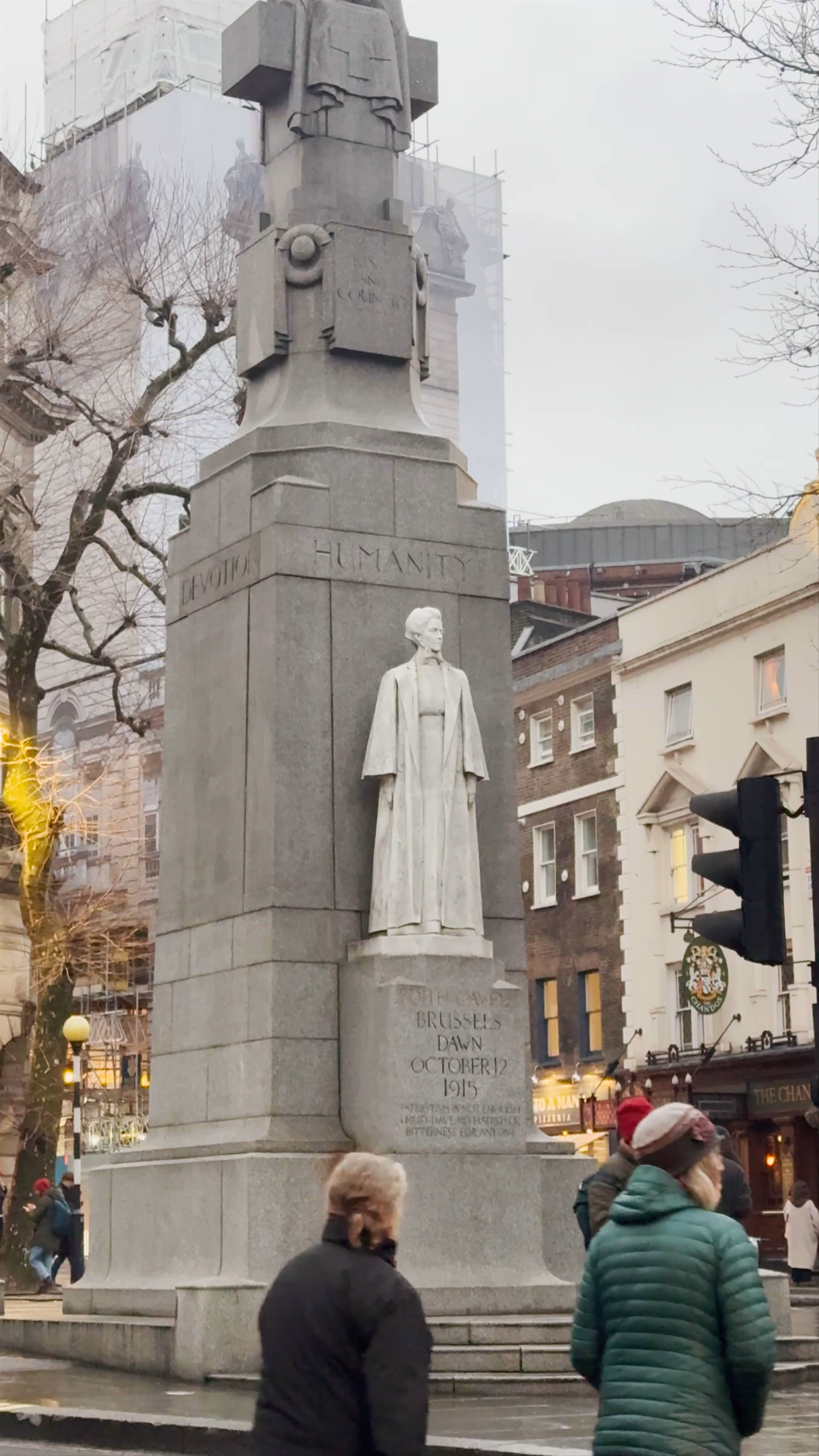 Edith Cavell Memorial: A Solemn Tribute in London