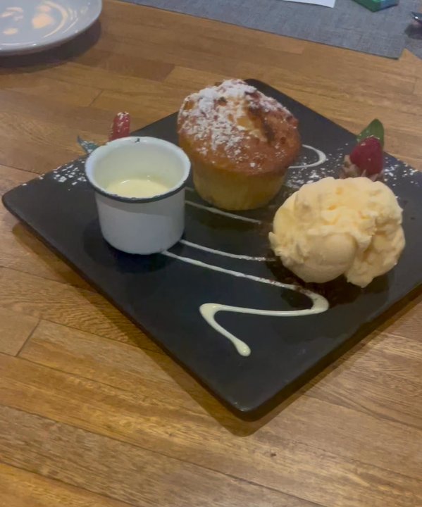 Ruta tr3s - chocolate mousse and warm corn cake with vanilla ice cream - Restaurants Near Me - Mexicali, BCN