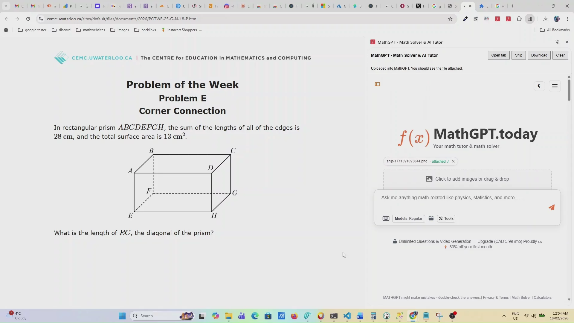 MathGPT - Math Solver - Homework Helper image 1