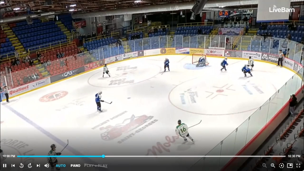 #18 - Thomas Aubin: Offensive IQ & Net-Front Redirection on PP from Cégep Beauce-Appalaches