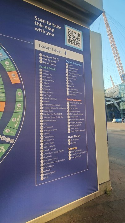 The O2 - The map of the O2 - Music Venues Near Me - London, XGL