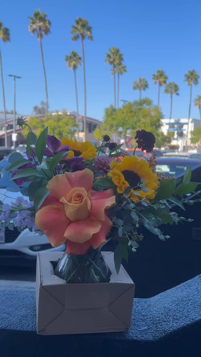 Rainbow Flowers - Beautiful bouquet - Florists Near Me - San Diego, California