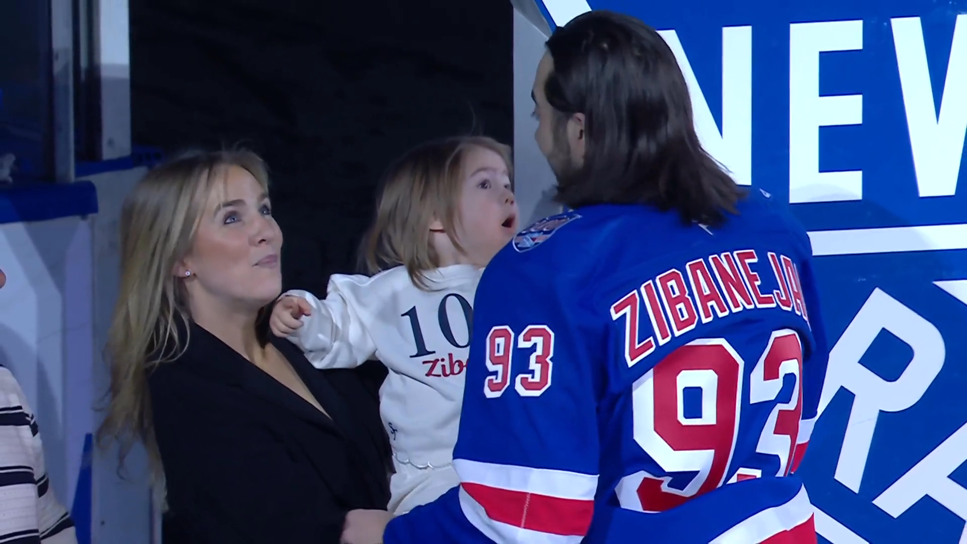 M1KA — Mika Zibanejad honored before the game against Senators · Mar 23, 2026