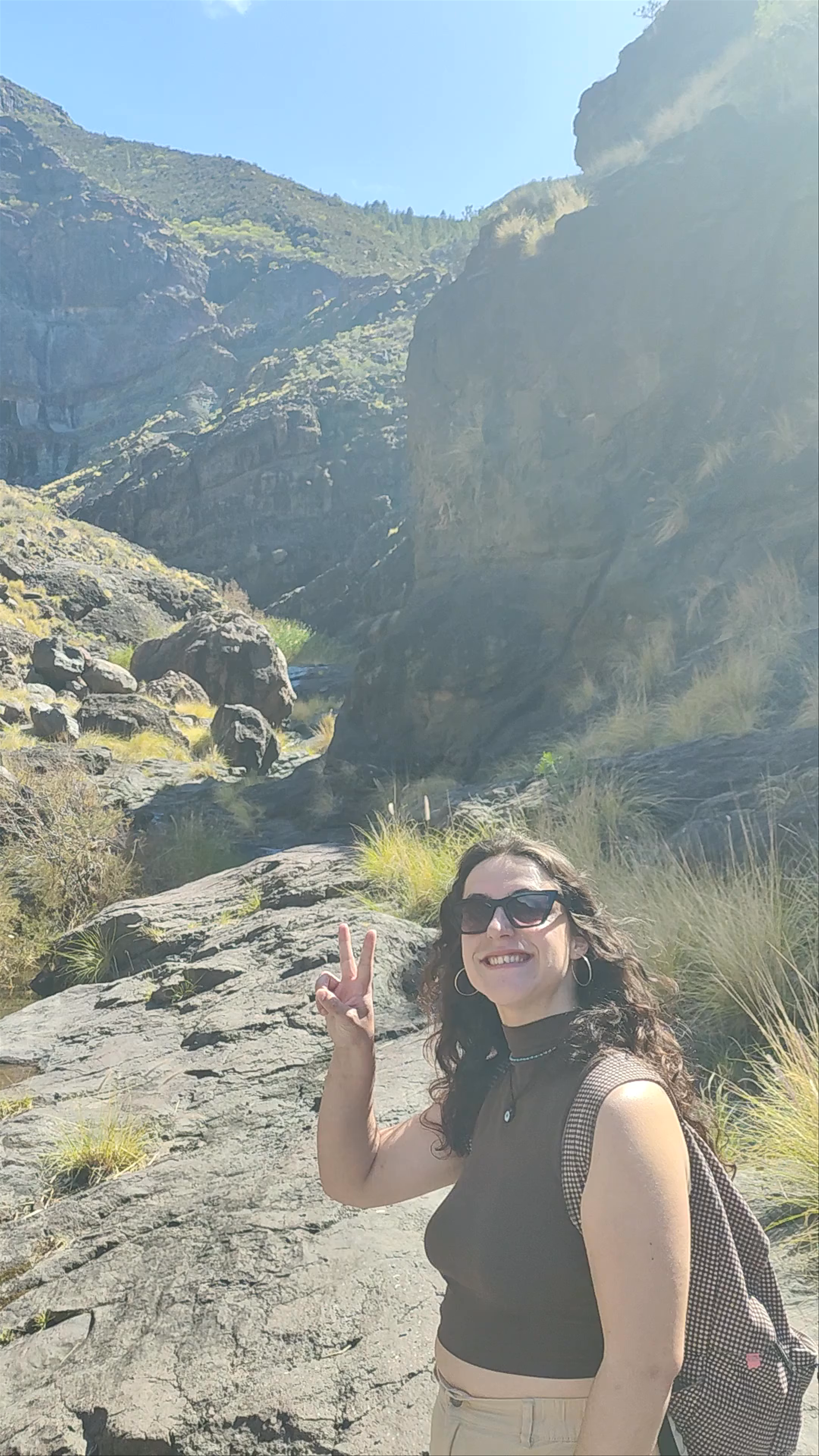 Hiking the Volcanic Charco Azul in Agaete, Canary Islands