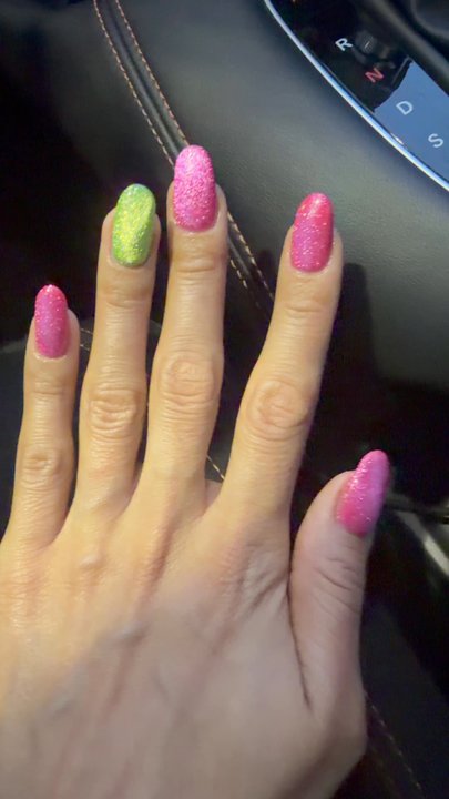 Kristine Nails and Spa - Cat eye diamond nails, love love LOVE!! - Nail Salons Near Me - Mesa, Arizona