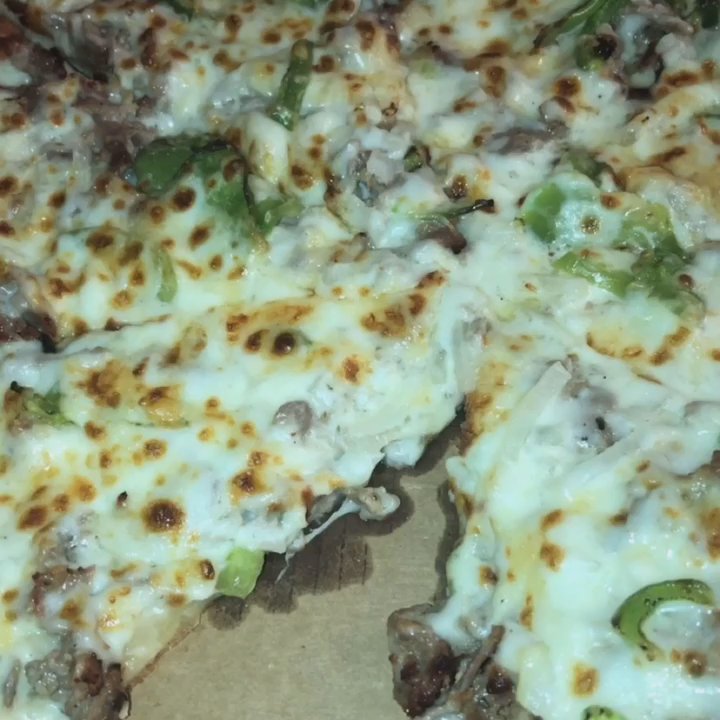 Papa Johns Pizza - Papa John's new Philly Cheesesteak Pizza (it sucked) - Pizza Near Me - Sherman Oaks, California