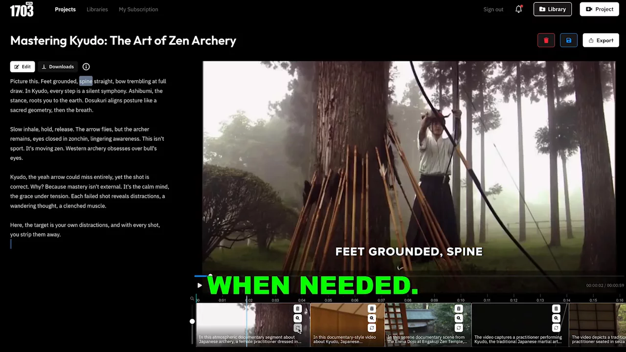 1703 — Automatic End-to-End Video Generation image 1