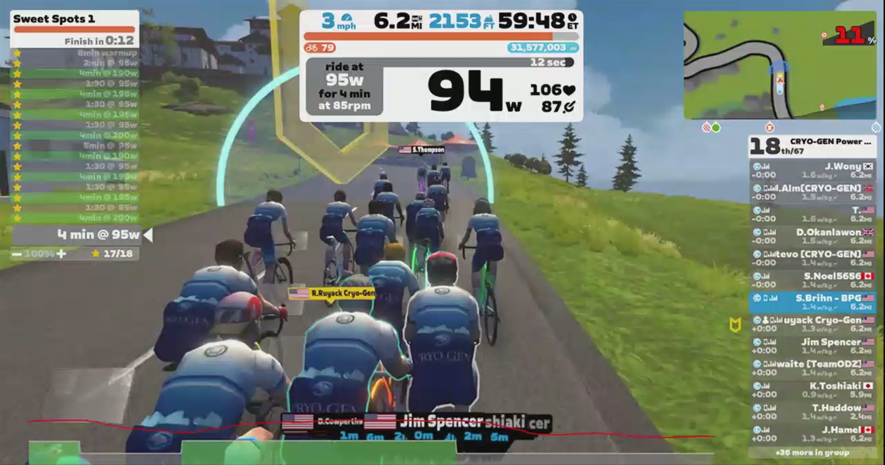 Zwift - Group Ride: CRYO-GEN Power Tuesday Group Ride (C) on Ven-Top in France