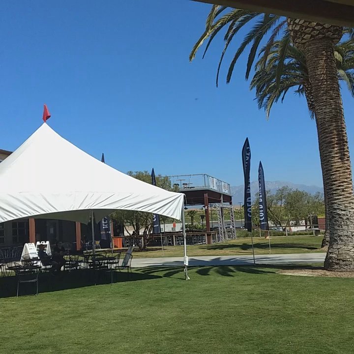 Fieldhouse Restaurant & Bar - Door area for drinking beer and watching soccer matches! - New American Near Me - Norco, California