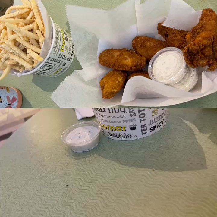 Potato Corner - One of three baby flies that joined us for snack - Specialty Food Near Me - Northridge, California